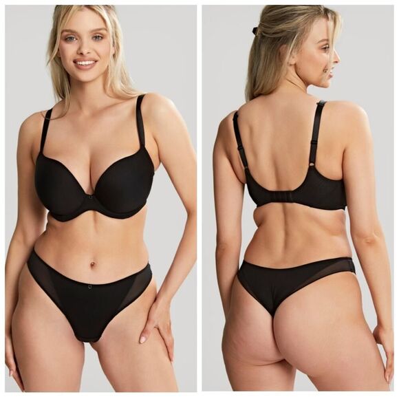 Panache Cleo Faith Wired Moulded Plunge Bra sz 38G - Picture 2 of 12